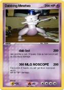 Dabbing Mewtwo