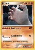 My hand