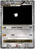 PAC man apple