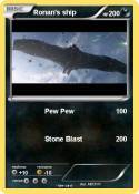 Ronan's ship