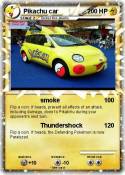 Pikachu car