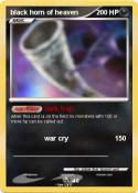 black horn of