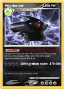 Pikachu noir
