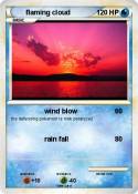flaming cloud
