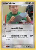 joshua's b-day