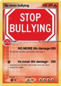 No more bullyin