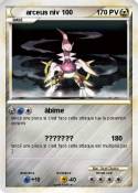 arceus niv 100