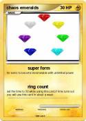 chaos emeralds