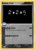 Dummy Card