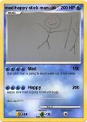 mad/happy stick
