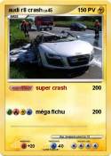 audi r8 crash