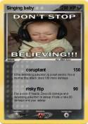 Singing baby