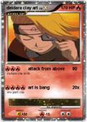 deidara clay