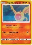 winged burning