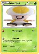 Gelber Toad