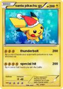 santa pikachu