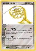 SINGLE HORN