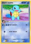 Evan's squirtle