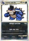 bowser noir fin