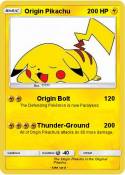 Origin Pikachu