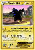 Pikachu Noir