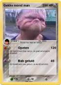 Gekke mond man