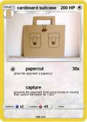 cardboard suitc