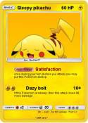 Sleepy pikachu