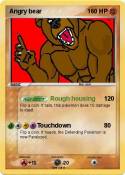 Angry bear