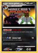 ender snow-gole
