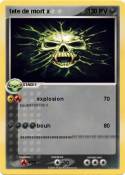 tete de mort x