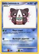 Gatito bebiendo
