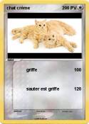 chat crème