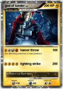 god of tunder