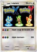 Les 3 starters