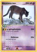 Mountaion lion