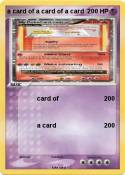 a card of a