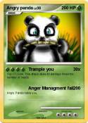 Angry panda
