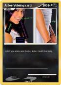 Aj lee Voteing