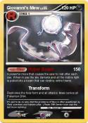 Giovanni's Mew