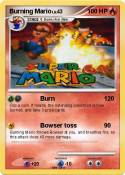 Burning Mario