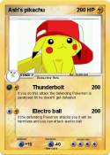 Ash's pikachu