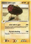 chicken with a