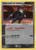 Quitty patte de