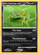 Green lightning