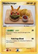 Pikachu burger
