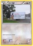 cop sign