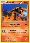 black t rex