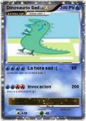 Dinosaurio Sad