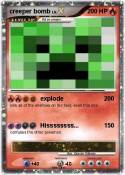 creeper bomb
